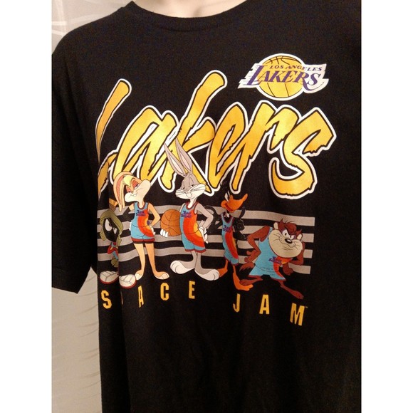 Space Jam Lakers tie-in shirt, size xl - Picture 2 of 5